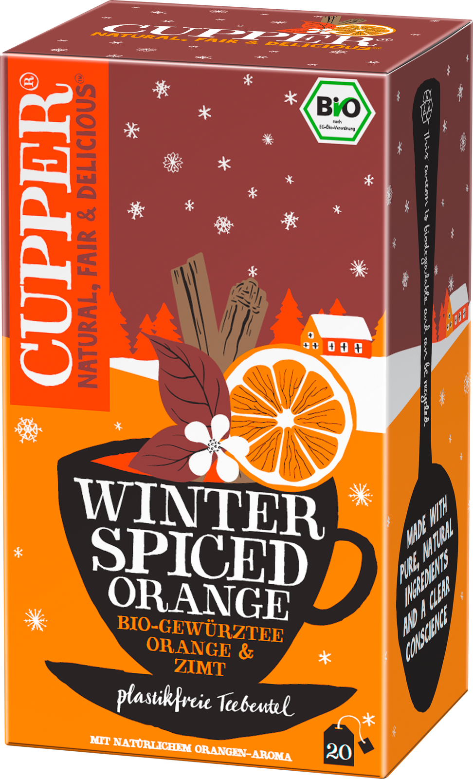 Bio Cupper Winter spiced Orange Tee 20ST 40g