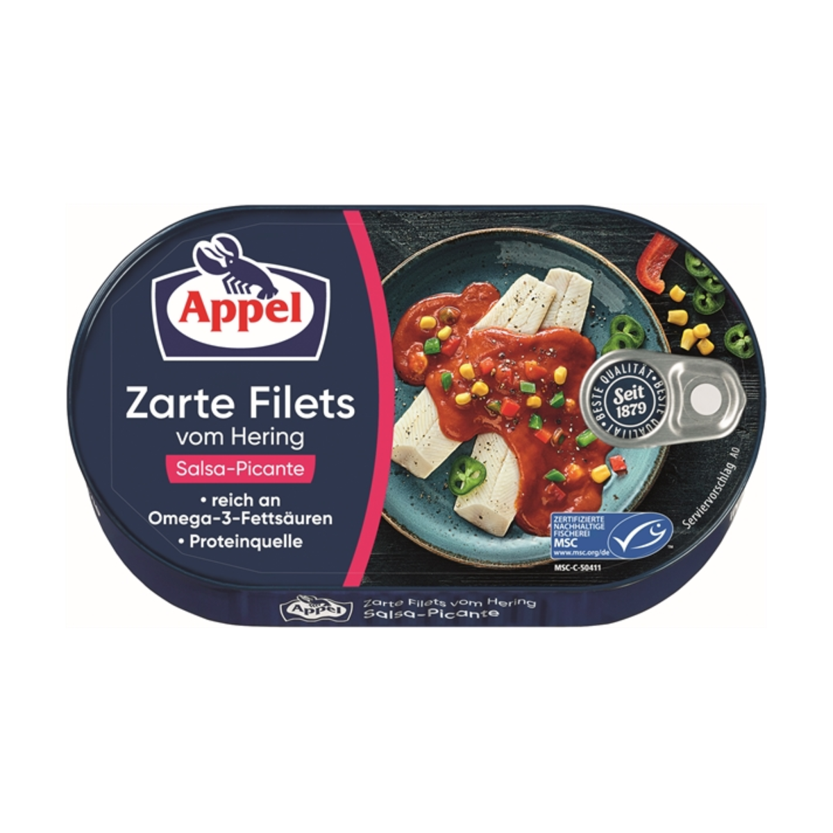 MSC Appel Heringsfilets Salsa-Picante 200g