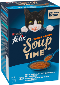 Felix Soup Tender Strips Wasser 6x48g