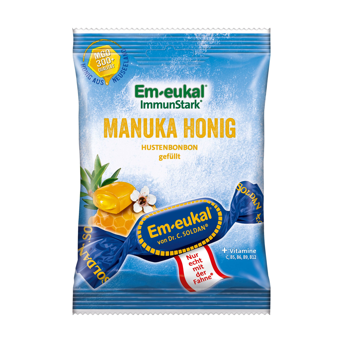 Em-eukal Immunstark Manuka-Honig gefüllt zuckerhaltig 75g