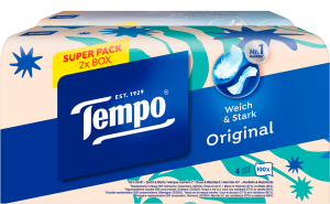 Tempo Taschentücher Duo-Box 2x100ST