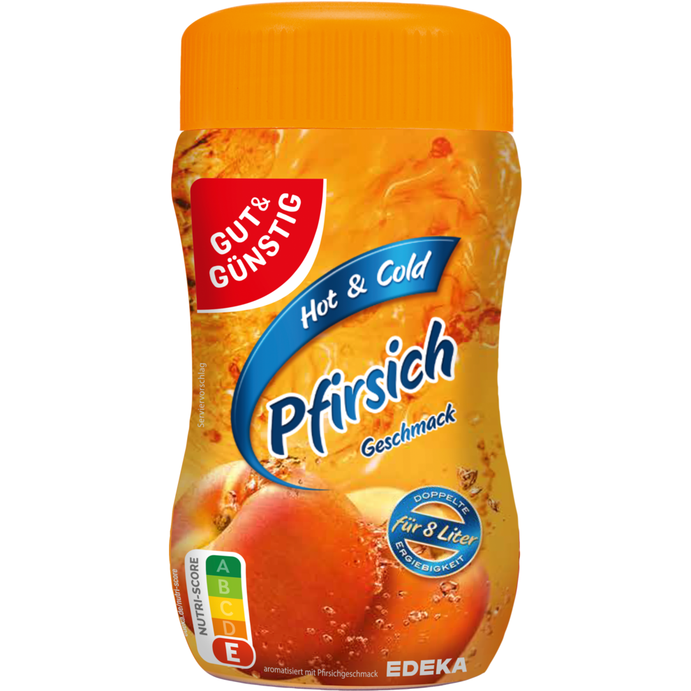 GUT&GÜNSTIG Instantteegetränk Pfirsich 400g