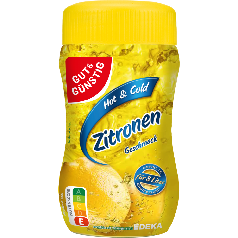 GUT&GÜNSTIG Instantteegetränk Zitrone 400g