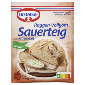 Dr.Oetker Roggen-Vollkorn Sauerteig getrocknet 15g