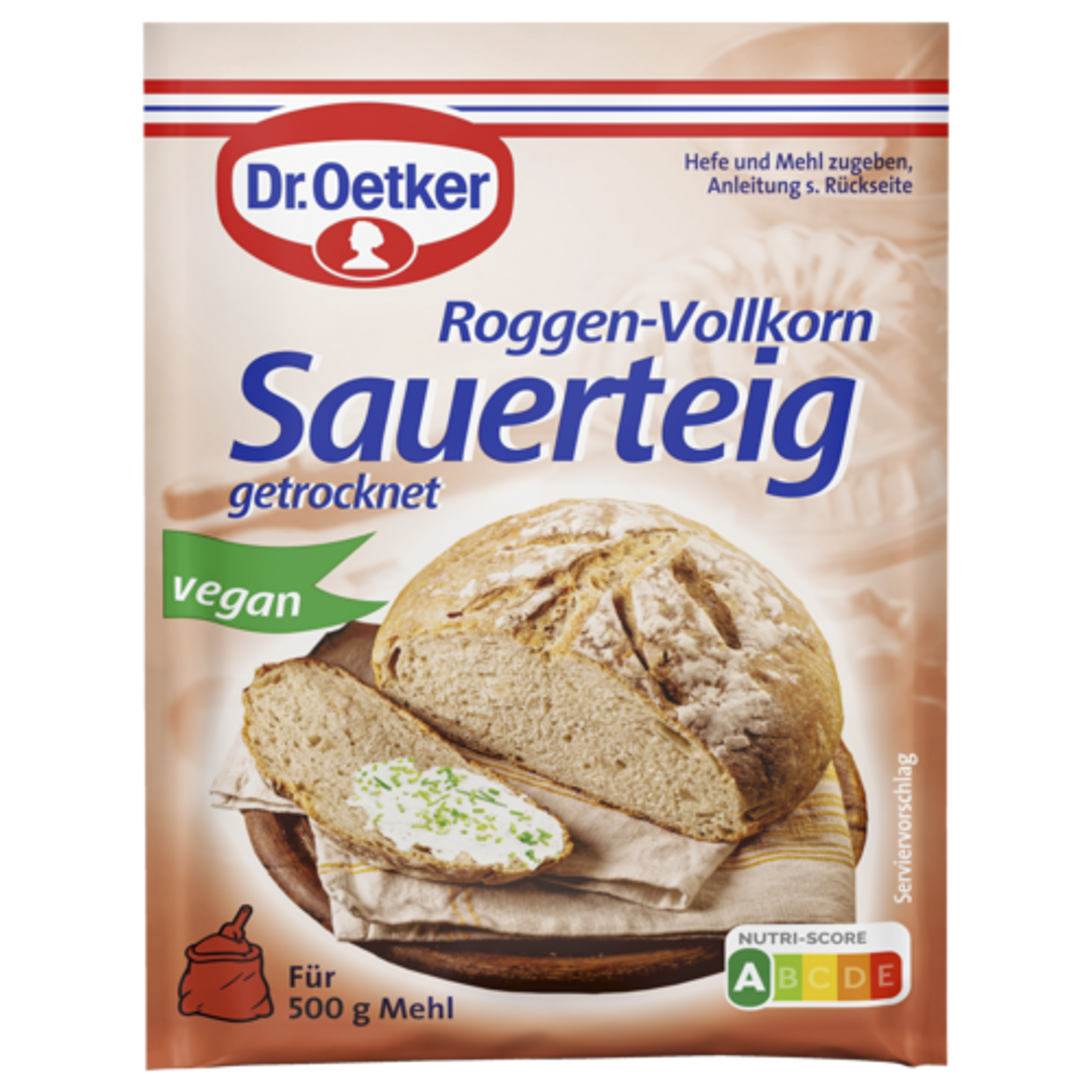 Dr.Oetker Roggen-Vollkorn Sauerteig getrocknet 15g