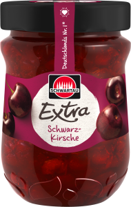 Schwartau Extra Schwarz-Kirsche 340g