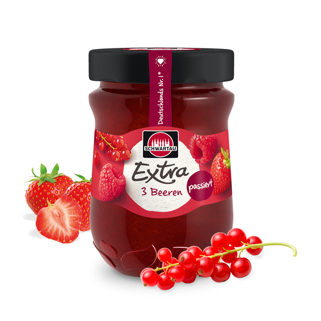 Schwartau Extra 3-Beeren passiert 340g