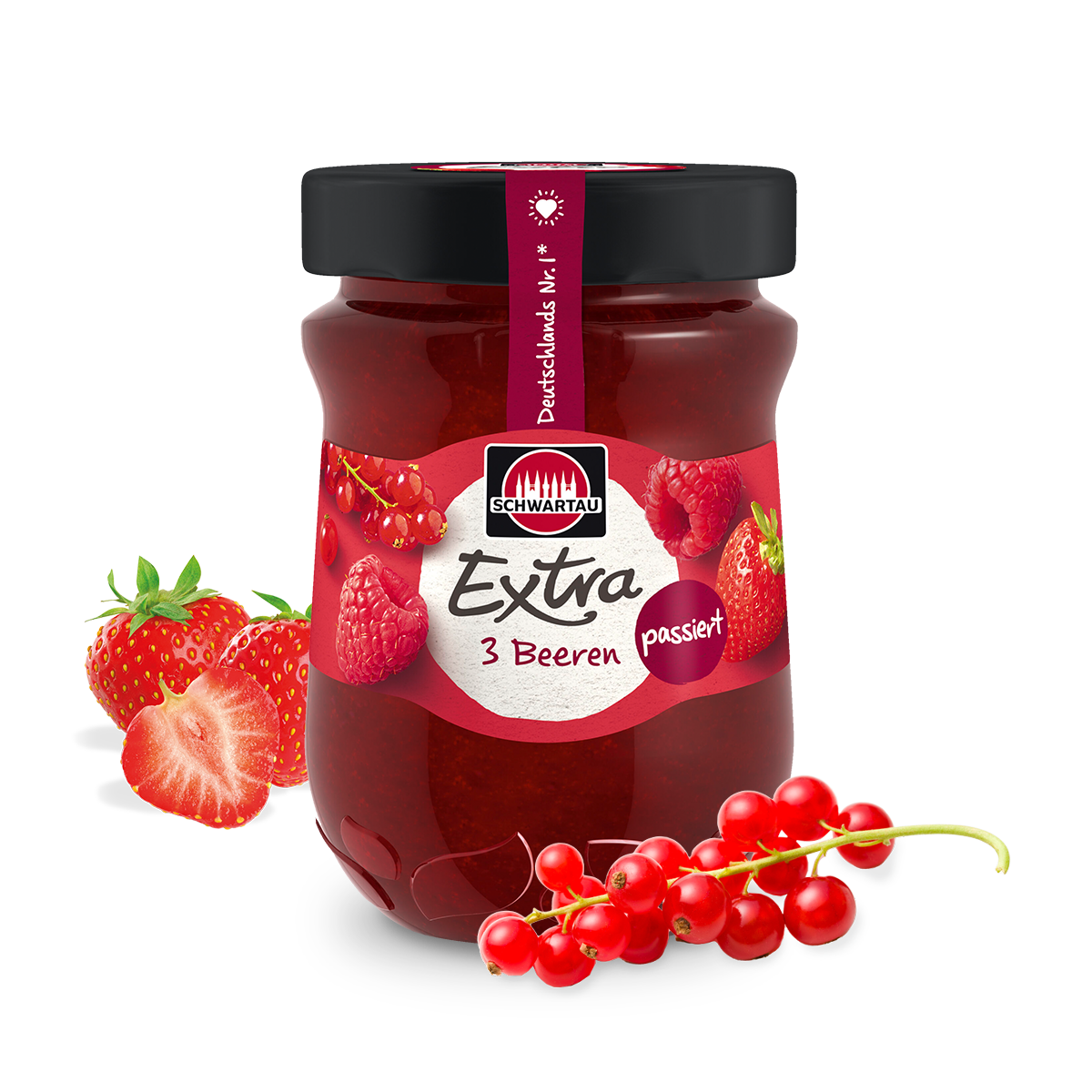 Schwartau Extra 3-Beeren passiert 340g