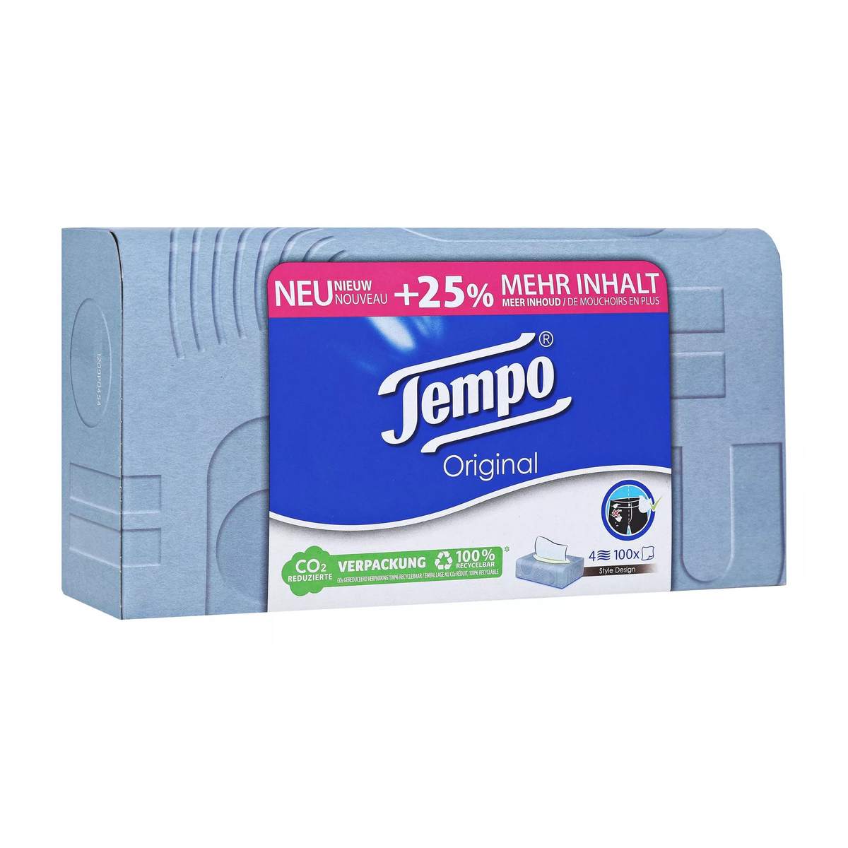 Tempo Taschentücher-Box 100ST