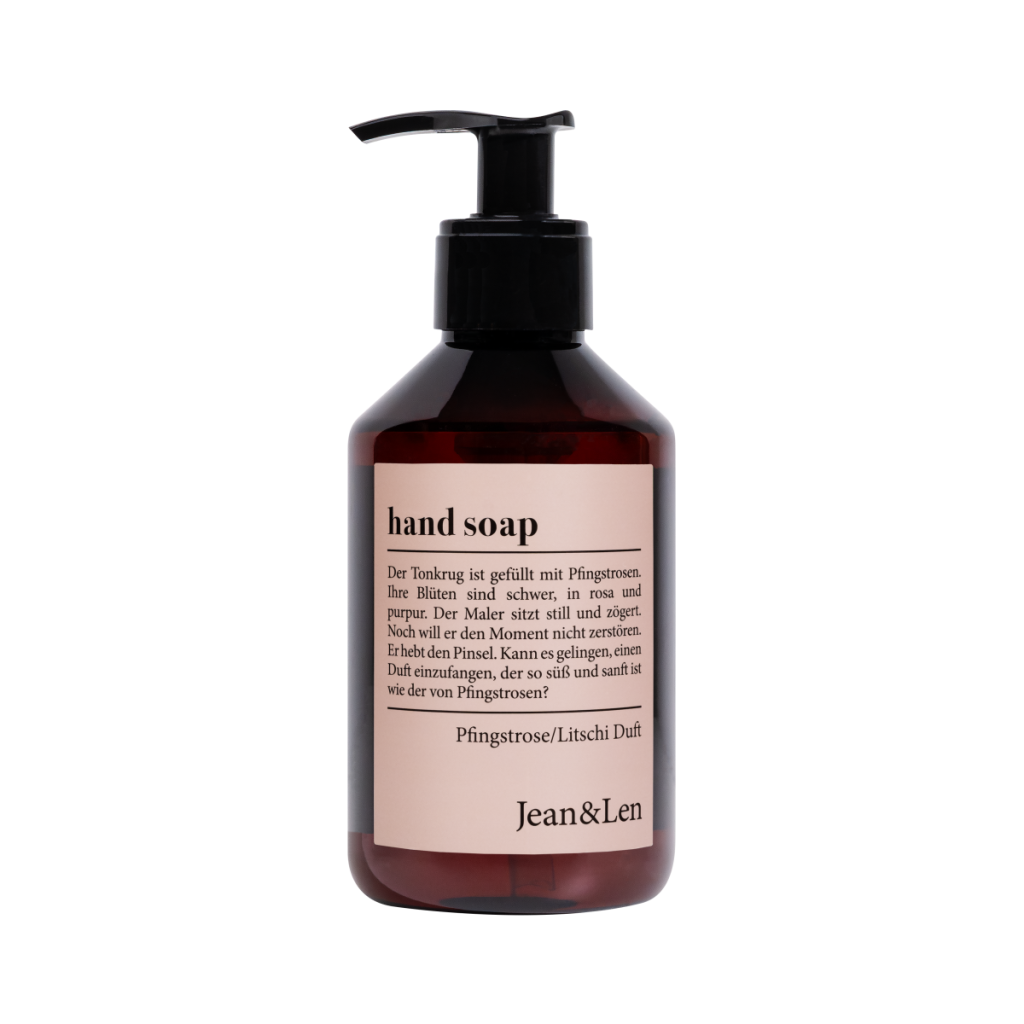 Jean&Len Philosophie Handsoap Pfingstrose/Litschi 250ml