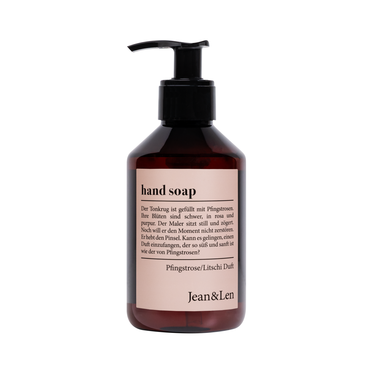 Jean&Len Philosophie Handsoap Pfingstrose/Litschi 250ml