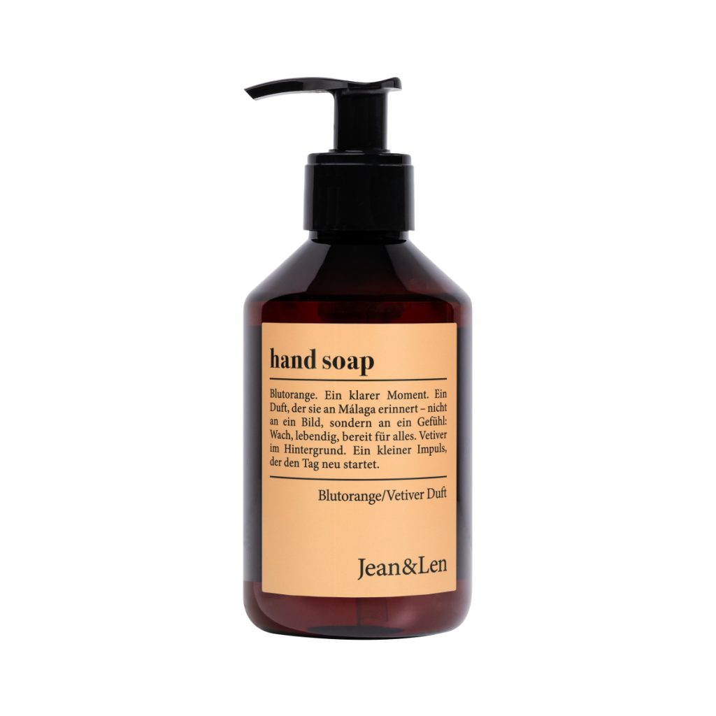 Jean&Len Philosophie Handsoap Blutorange/Vetiver 250ml