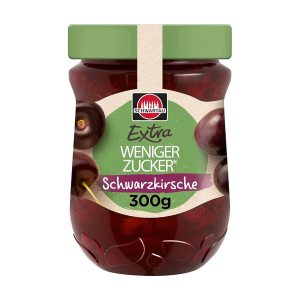 Schwartau Weniger Zucker Schwarzkirsche 300g