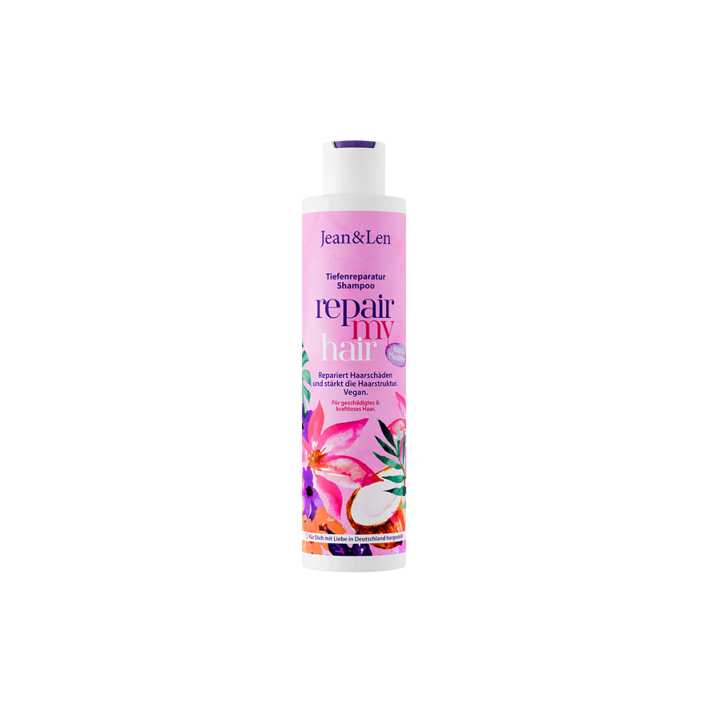 Jean&Len Philosophie Repair Shampoo Kokosöl Macadamia 300ml