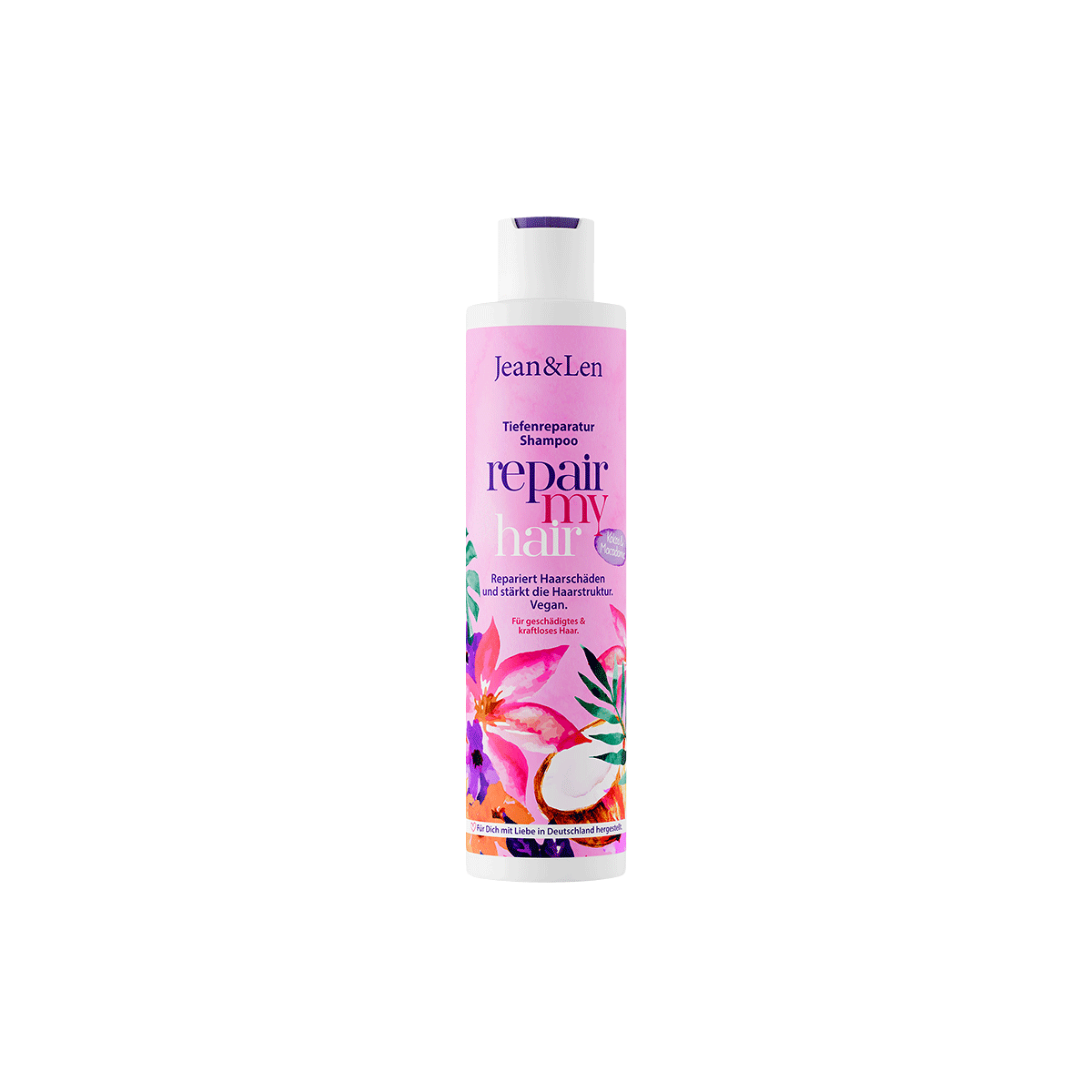 Jean&Len Philosophie Repair Shampoo Kokosöl Macadamia 300ml