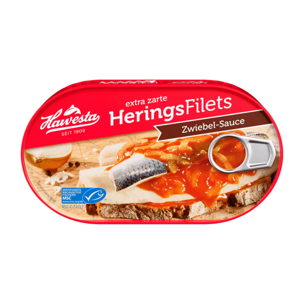 MSC Hawesta Heringsfilets in Zwiebel-Sauce 200g