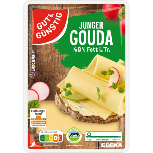 GUT&GÜNSTIG Gouda 48% Vollfettstufe 400g