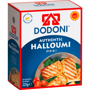 Dodoni Halloumi Natur 43% Fettstuffe 225g