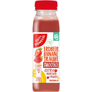 GUT&GÜNSTIG Erdbeer-Banane-Traube Smoothie 250ml DPG