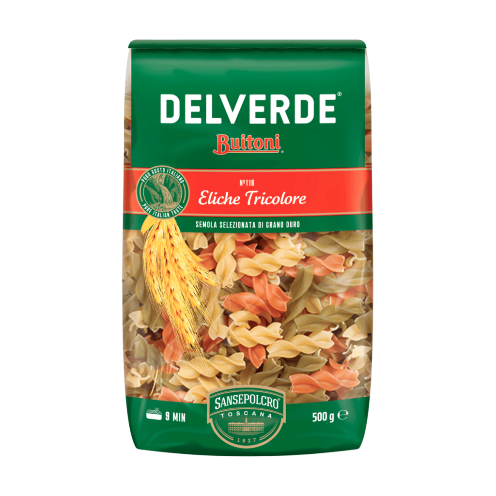 Delverde Classica Eliche Tricolore 500g