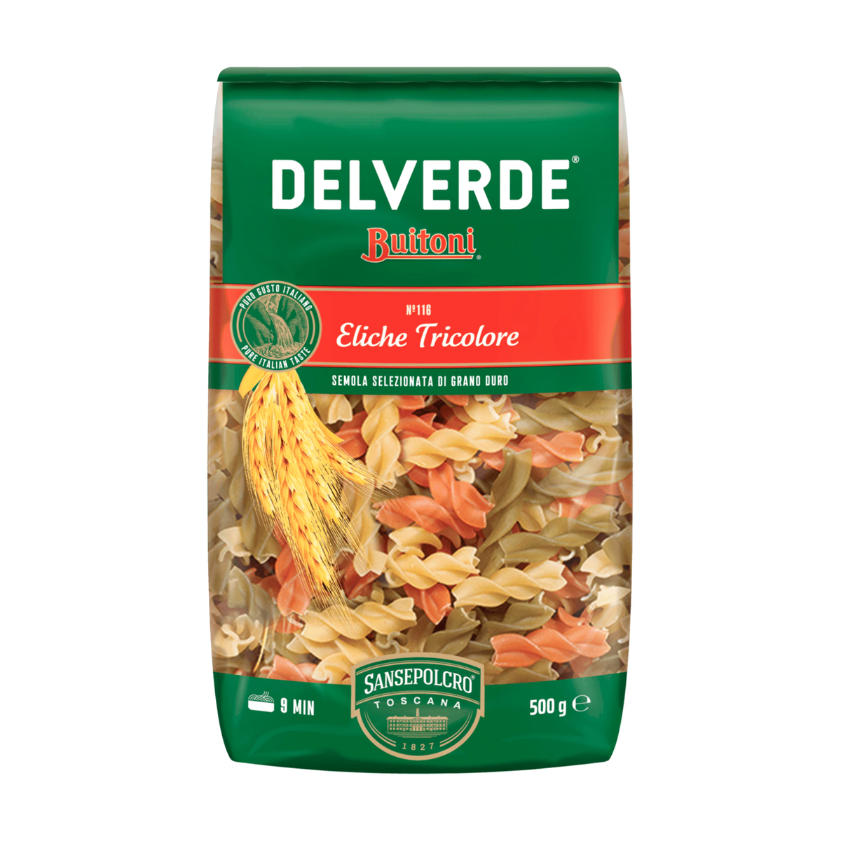 Delverde Classica Eliche Tricolore 500g