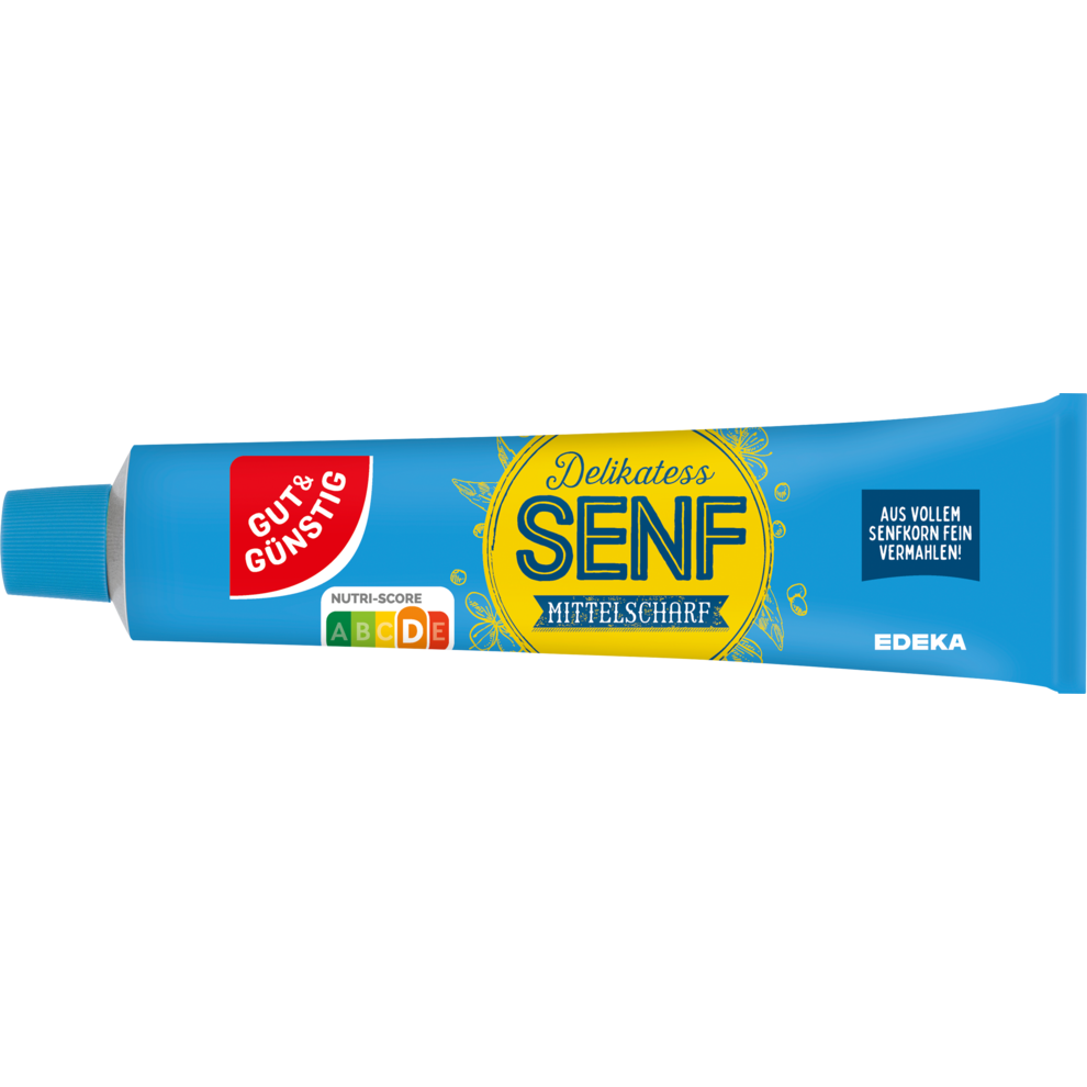 GUT&GÜNSTIG Senf mittelscharf 200ml