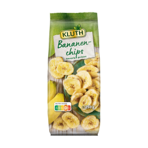 Kluth Bananenchips knusprig geröstet 250g