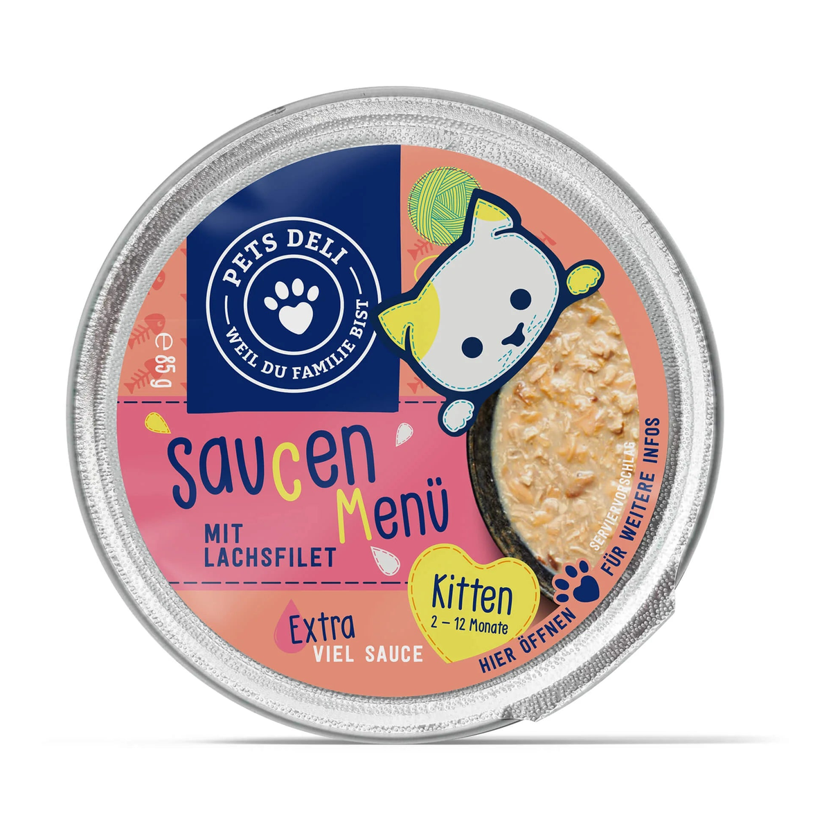 Pets Deli JR Sauce Lachs Huhn 85g
