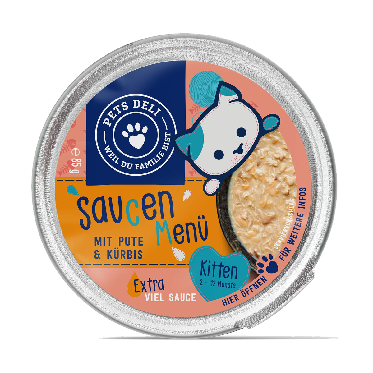 Pets Deli Junior Sauce Pute 85g