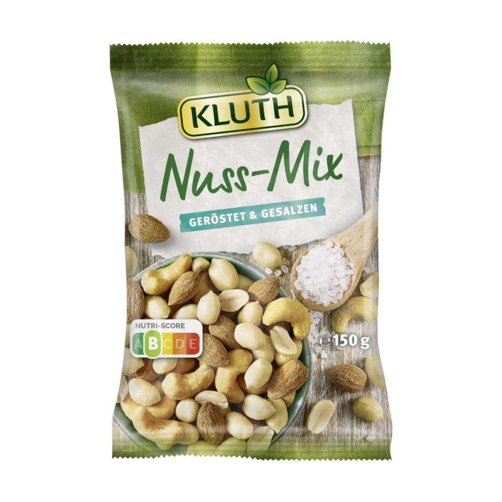Kluth Nuss Mix geröstet+gesalzen 150g