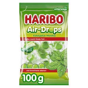 Haribo Air-Drops Euka-Menthol 100g