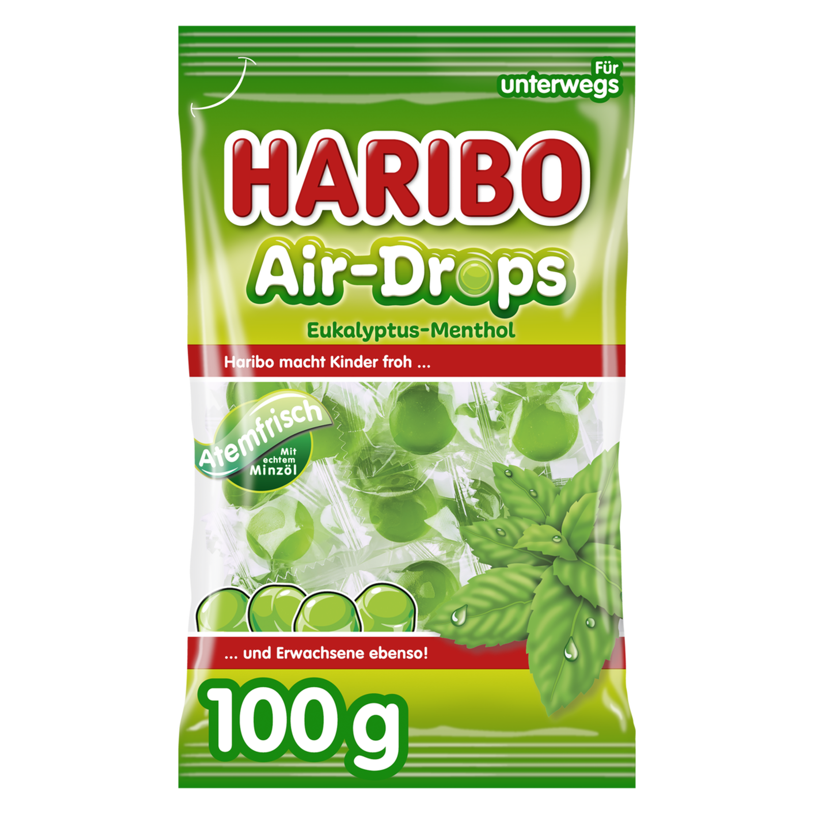 Haribo Air-Drops Euka-Menthol 100g