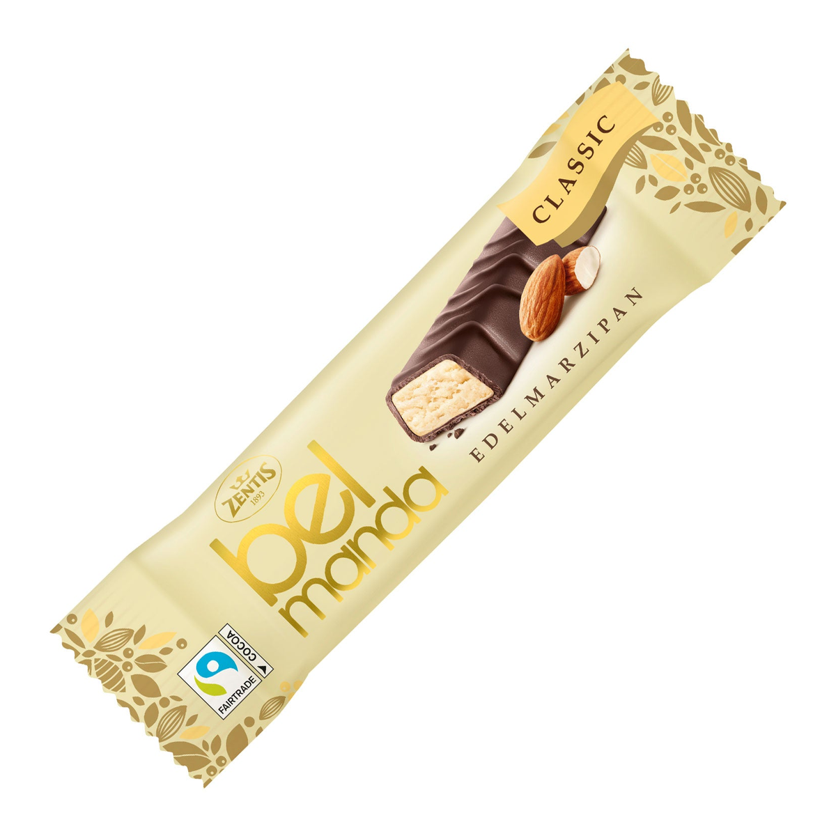 Zentis Belmanda Edel-Marzipan Riegel Classic 40g