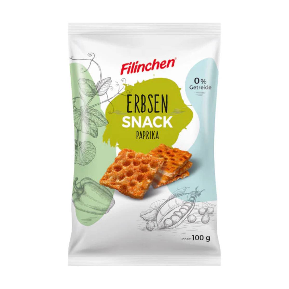 Filinchen Erbsen-Snack Paprika 100g