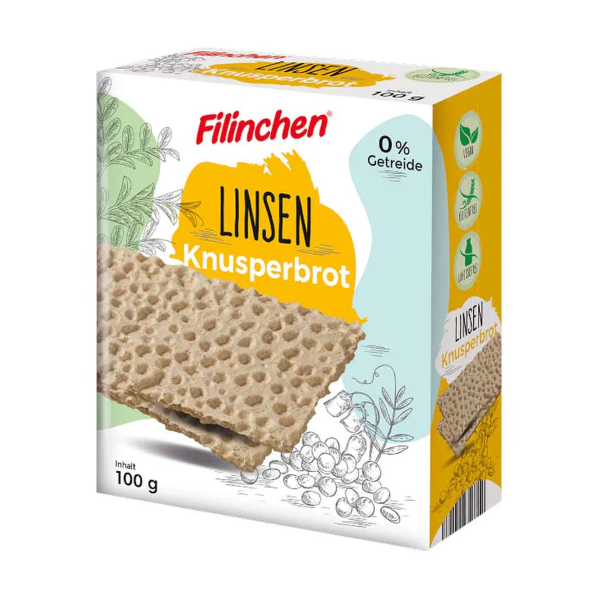 Filinchen Knusperbrot Linse 100g