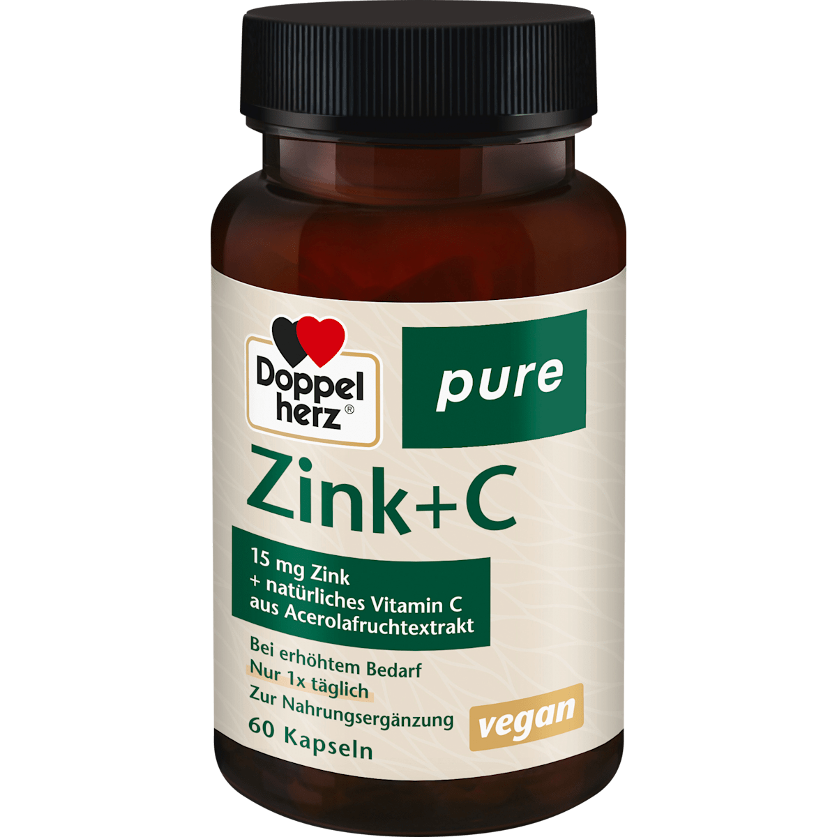 Doppelherz pure Zink+C 60 Kapseln 30g