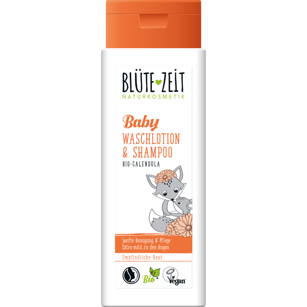 BLÜTEZEIT Baby Dusche&Shampoo 2in1 Bio-Calendula 250ml