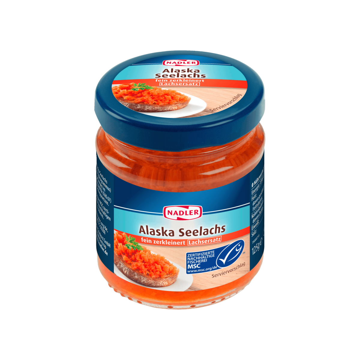 Nadler Alaska Seelachs Mus 125g
