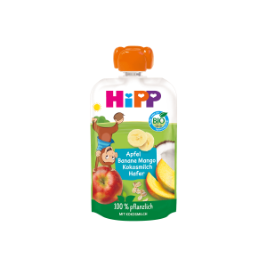 Bio Hipp Hippis Apfel Banane Mango Kokosmilch ab 1+ 100g
