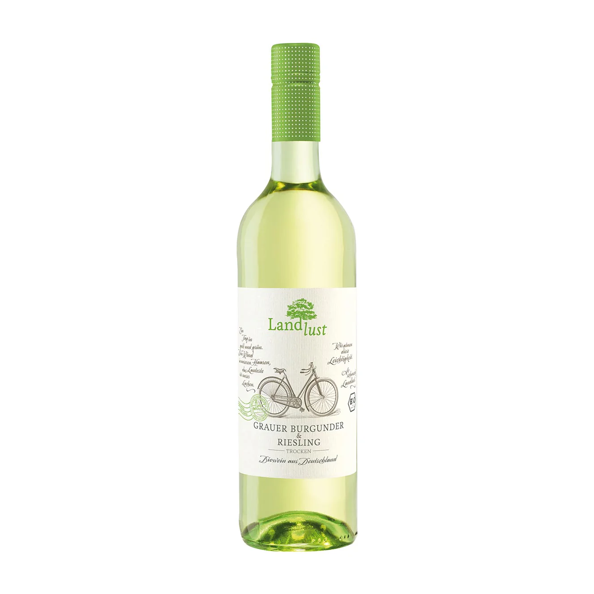Bio Landlust Riesling&Grauer Burgunder QbA trocken 0,75l