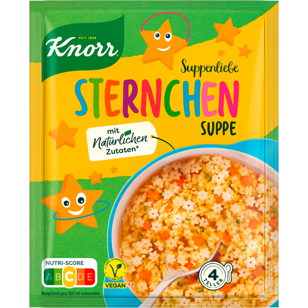 Knorr Suppenliebe Sternchen Suppe für 1l 84g