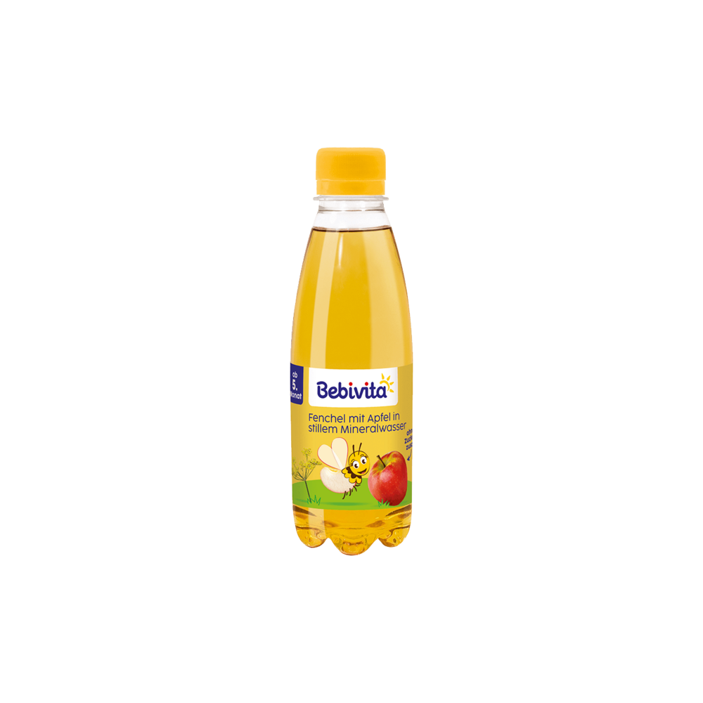 Bio Bebivita Fenchel mit Apfel in stillem Mineralwasser ab dem 5.Monat 0,5l DPG
