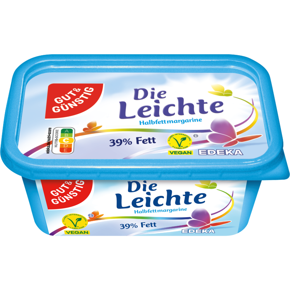 GUT&GÜNSTIG Halbfettmargarine vegan 500g