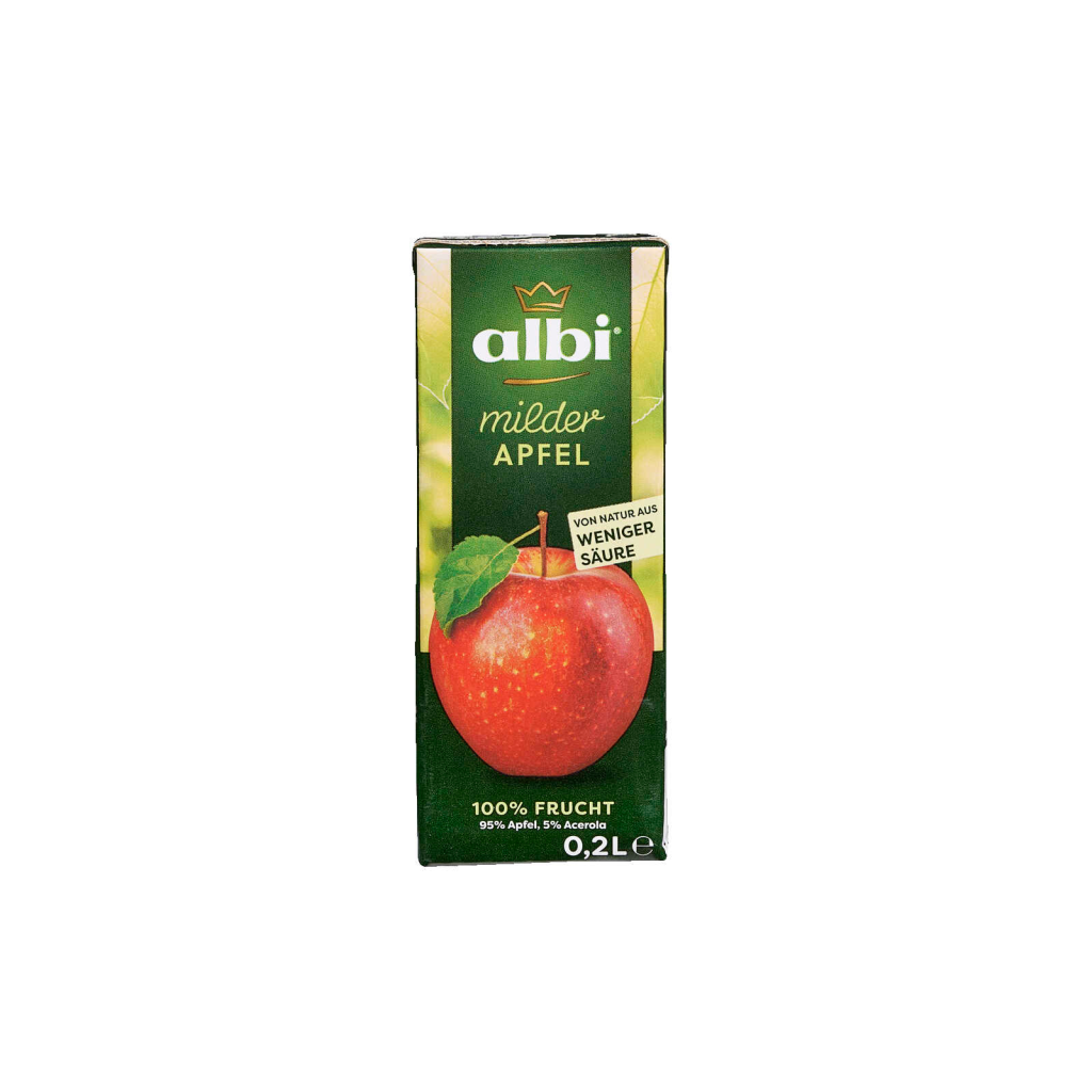 Albi Milder Apfelsaft 0,2l EW