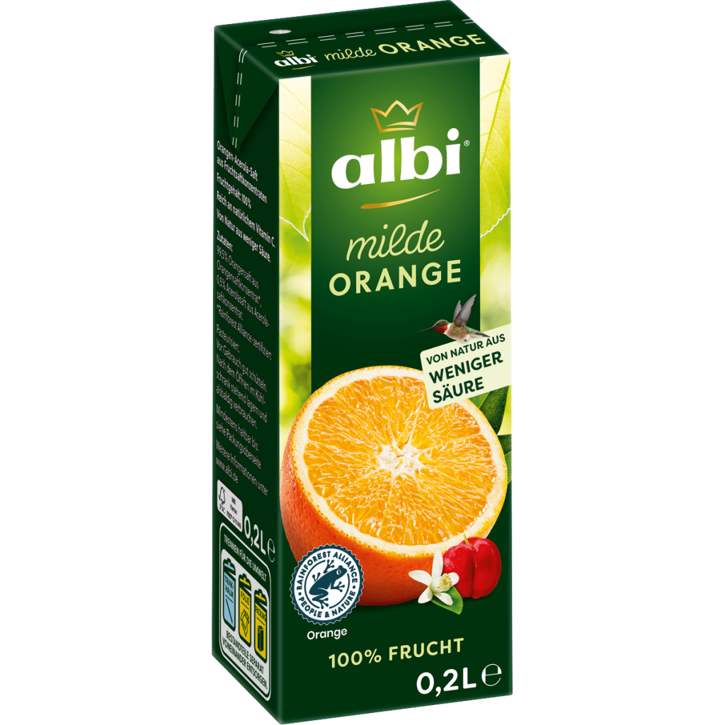 Albi Мягкий апельсин 0,2l EW