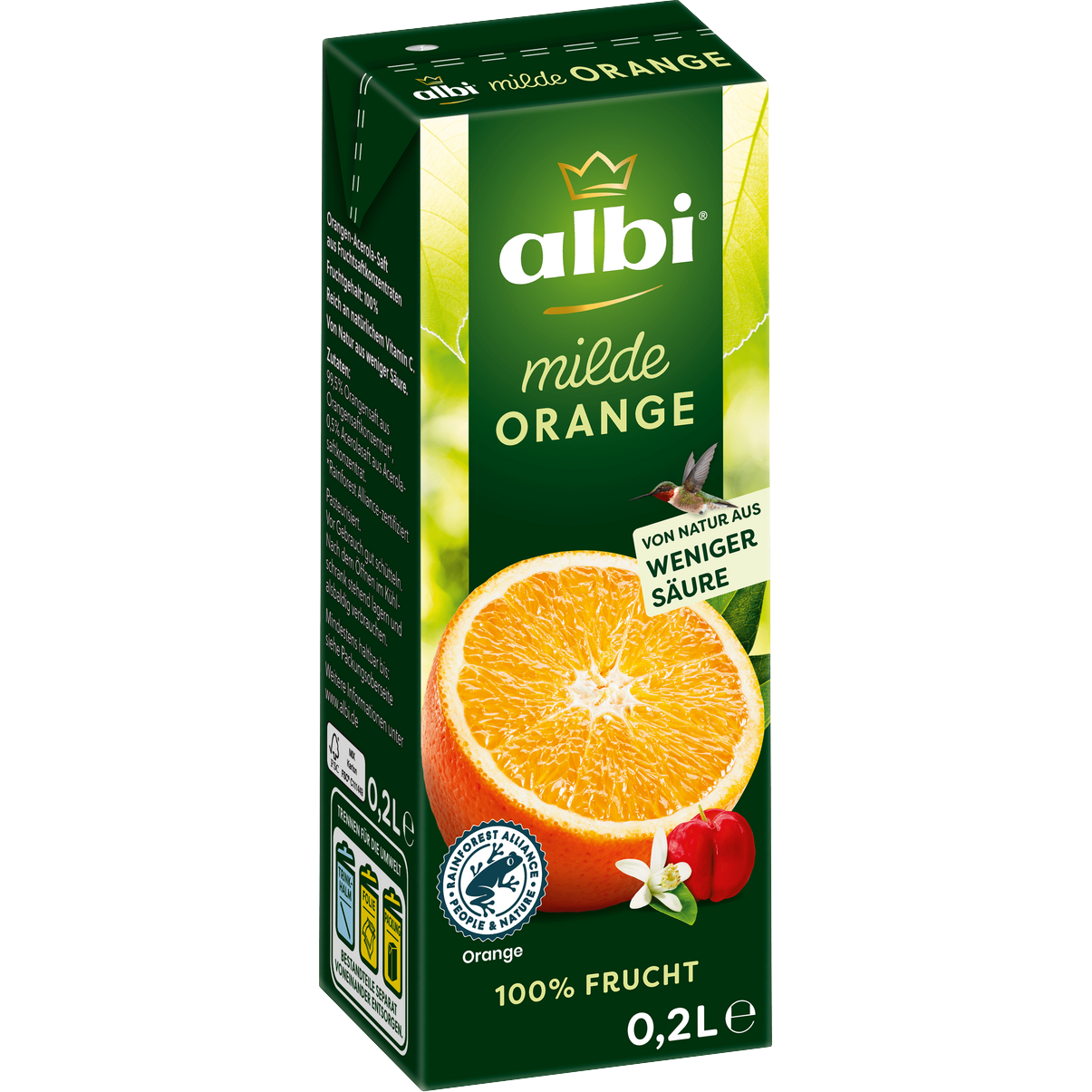Albi Мягкий апельсин 0,2l EW