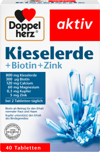 Doppelherz Kieselerde+Biotin 40Tabletten 51,6g