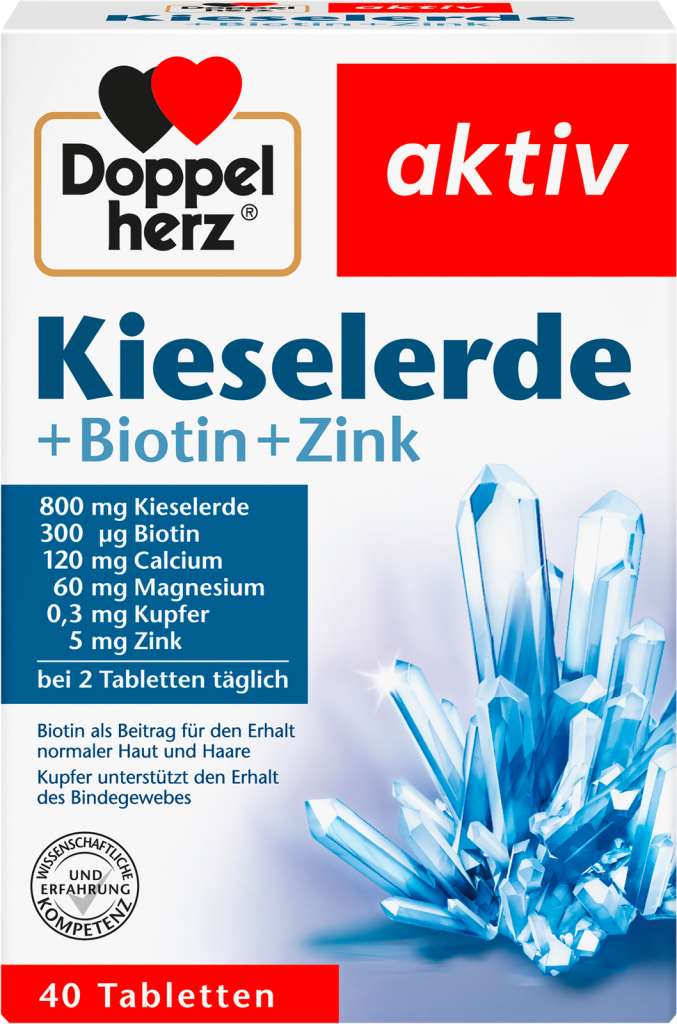 Doppelherz Kieselerde+Biotin 40Tabletten 51,6g