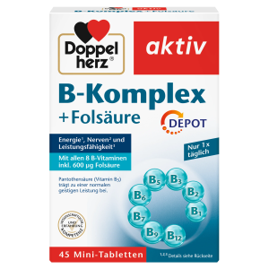 Doppelherz B-Komplex+Folsäure Depot 45Tabletten 14,1g