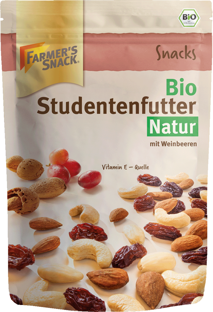 Bio Farmer's Snack Studentenfutter mit Weinbeeren 150g